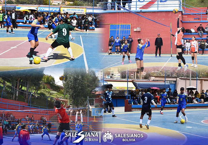 UNIVERSIDAD SALESIANA DE BOLIVIA RECIBE A LA UPEA EN VIBRANTE JORNADA DE ENCUENTROS DEPORTIVOS