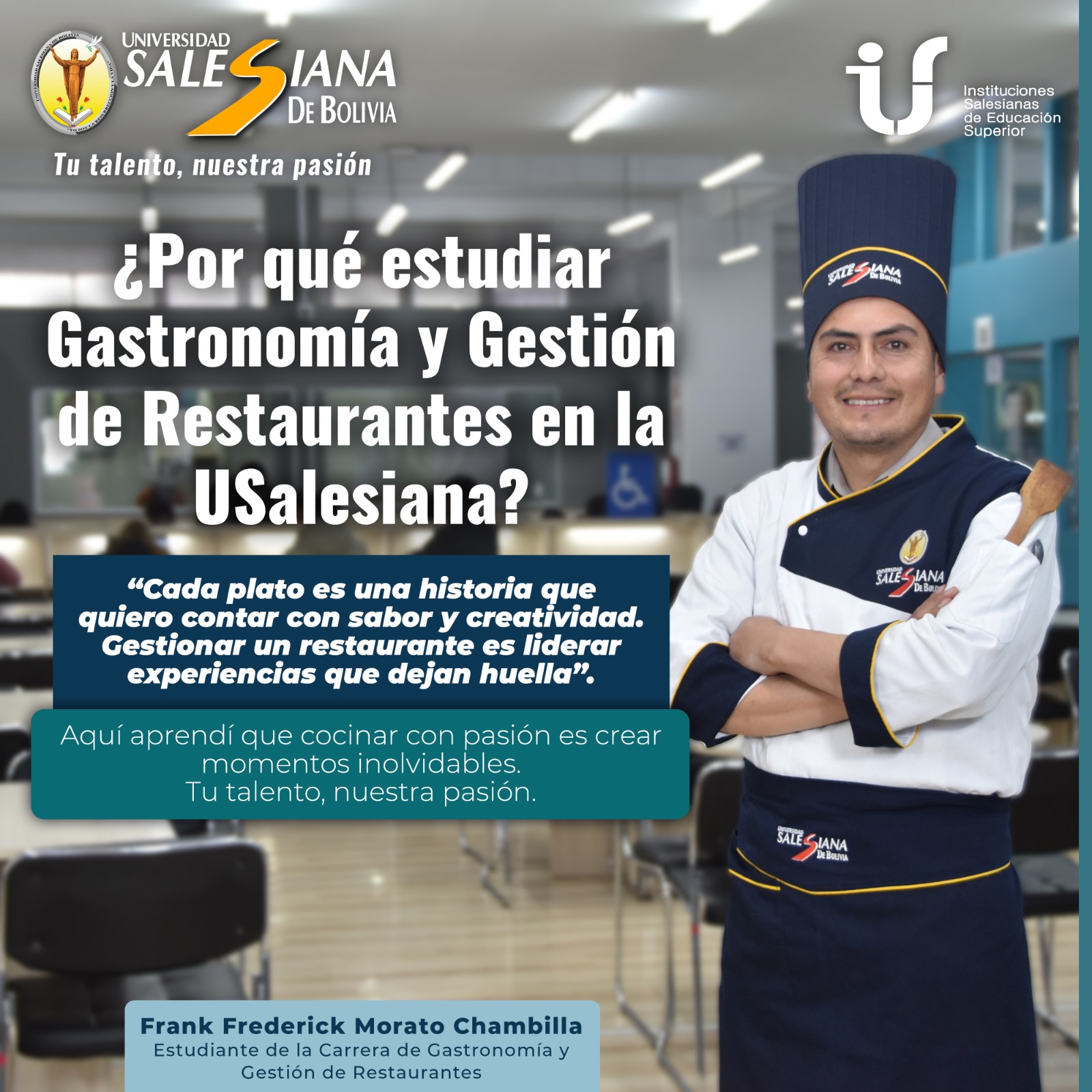 ¿Por qué estudiar Gastronomía y Gestión de Restaurantes??